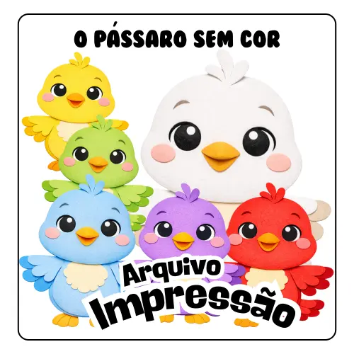 O PÁSSARO SEM COR - Arquivo para Impressão