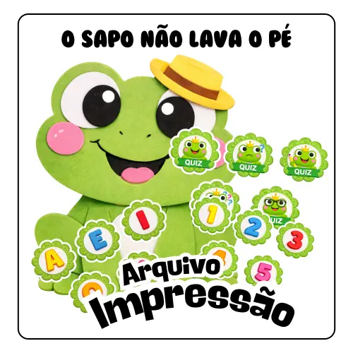 O SAPO NÃO LAVA O PÉ - Arquivo para Impressão