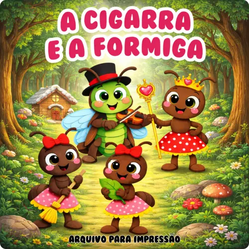 A Cigarra e a Formiga - Recurso Pedagógico (ARQUIVO DIGITAL)