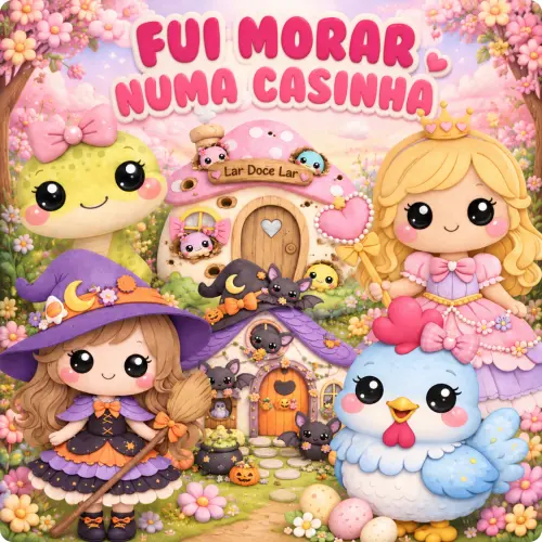 FUI MORAR NUMA CASINHA - Arquivo para Impressão