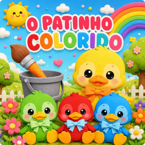 O PATINHO COLORIDO - Arquivo para Impressão