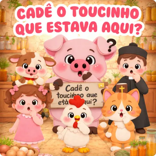 CADÊ O TOUCINHO QUE ESTAVA AQUI? - Arquivo para Impressão