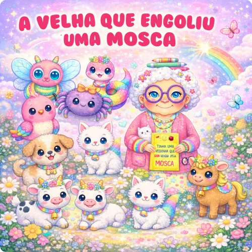 A VELHA QUE ENGOLIU UMA MOSCA - Arquivo para Impressão