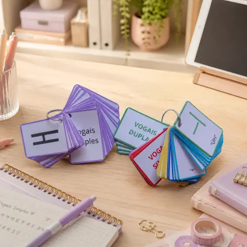 Flashcard Alfabeto Coreano Hangul - Arquivo para Impressão