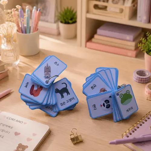 FlashCards em Coreano - Arquivo para impressão