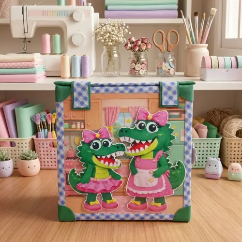 A JACAREZINHA QUE MORDIA - CASA CENÁRIO INTERATIVA