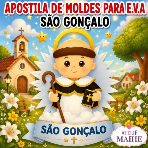 SÃO GONÇALO - APOSTILA DE MOLDES PARA EVA