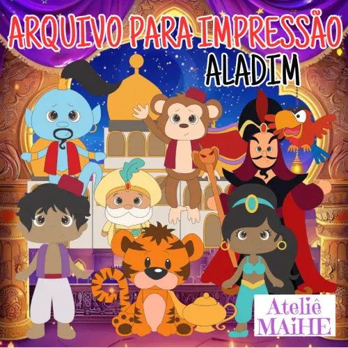 ALADIM - Apostila de Moldes EVA