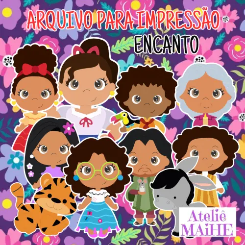 ENCANTO - Apostila de Moldes EVA