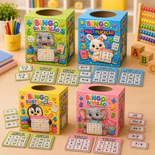 BINGO DAS 4 OPERAÇÕES - ARQUIVO DIGITAL
