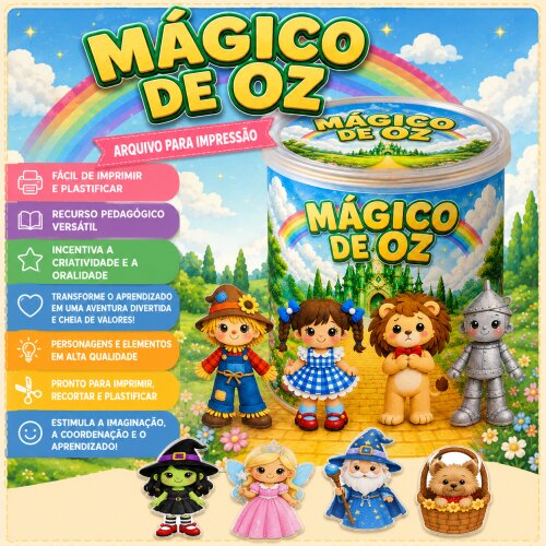LATA O MÁGICO DE OZ - ARQUIVO DIGITAL PARA IMPRESSÃO