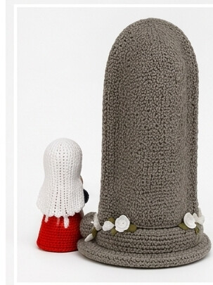 Nossa Senhora de Lourdes e Santa Bernadete em Amigurumi | Oratór