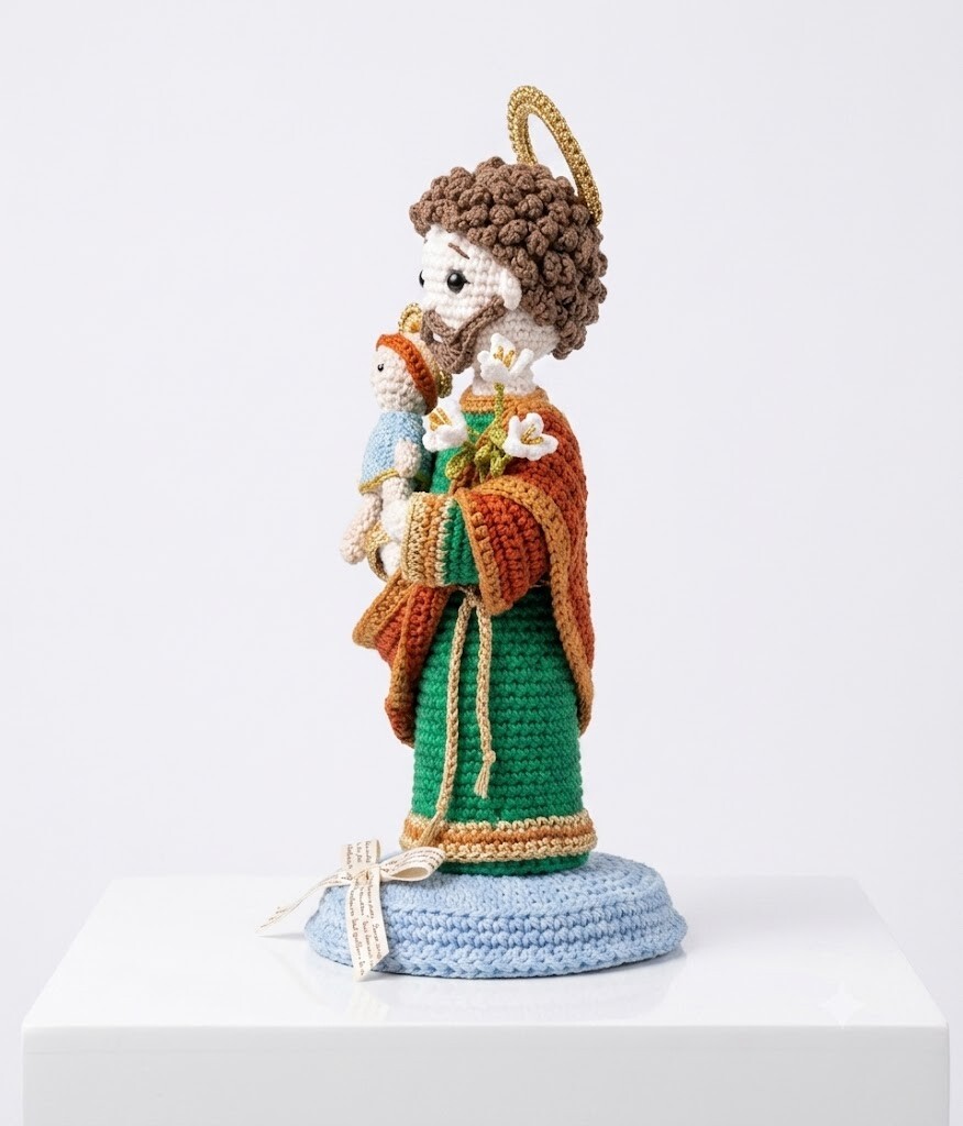 São José em Amigurumi – Fé, Proteção e Amor em Cada Ponto