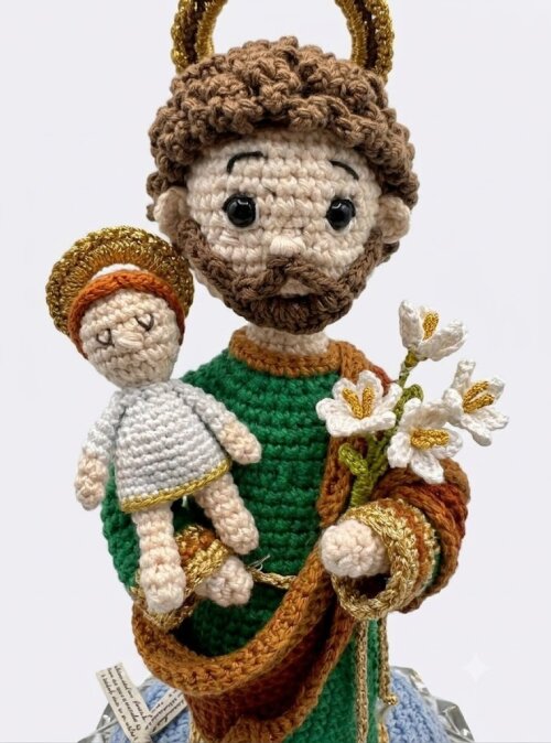 São José em Amigurumi – Fé, Proteção e Amor em Cada Ponto