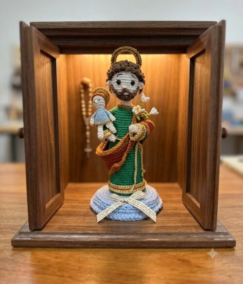 São José em Amigurumi – Fé, Proteção e Amor em Cada Ponto