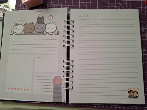 Caderno Personalizado FORCEBOOK,com Fotos entre as Folhas,  Folha