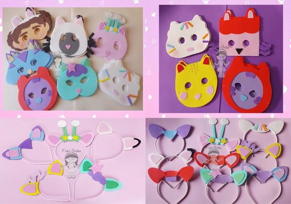 a Casa Mágica da Gabby 35 Tiaras 30 Máscaras Acasa da Gabby