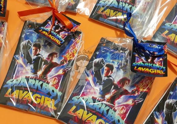 Bloquinho Personalizado Sharkboy Lavagirl