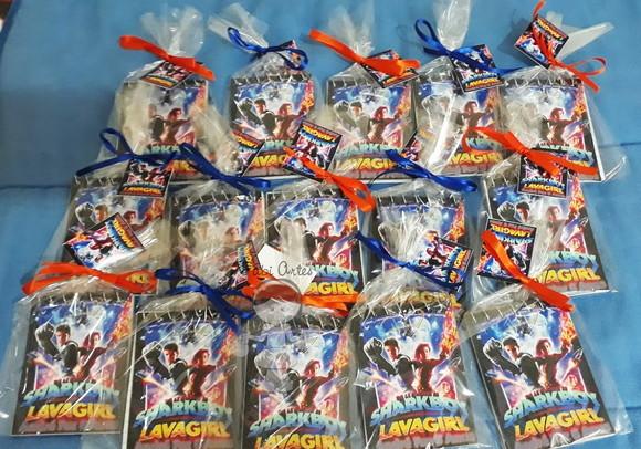 Bloquinho Personalizado Sharkboy Lavagirl