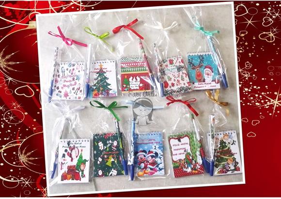 Bloquinhos de Natal Kit 150 Unidades