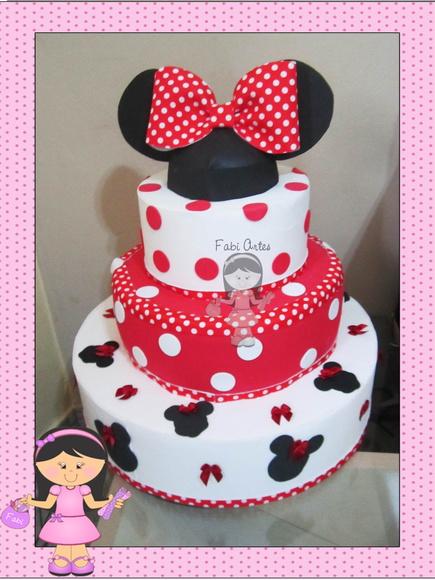 Bolo Cenográfico Minnie