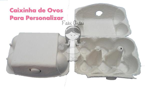 Caixinha de Ovos para Personalizar 20 Unid