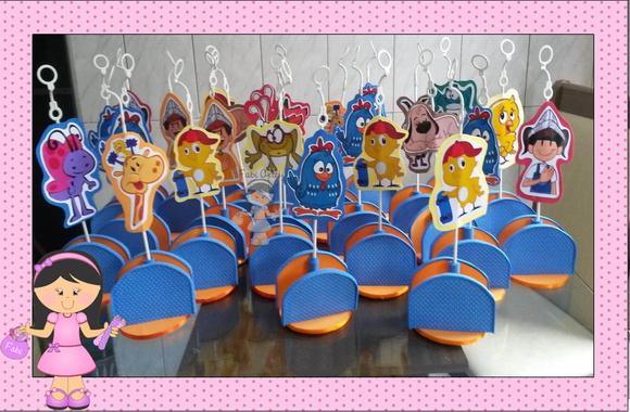 Centro de Mesa Galinha Pintadinha