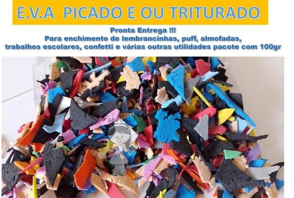 Evatriturado Picado Confete 1 Pacote de 100gr)