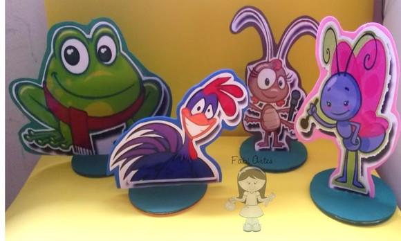 Galinha Pintadinha Kit com 8 Display Decoração
