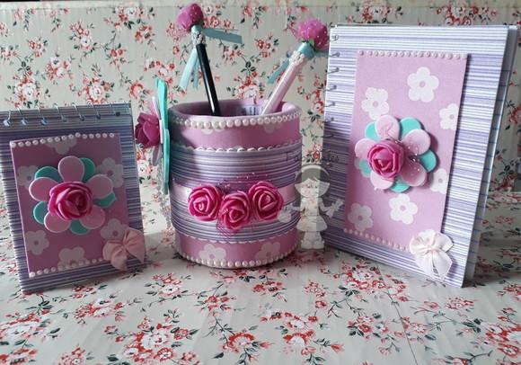 Kit Escritório Floral