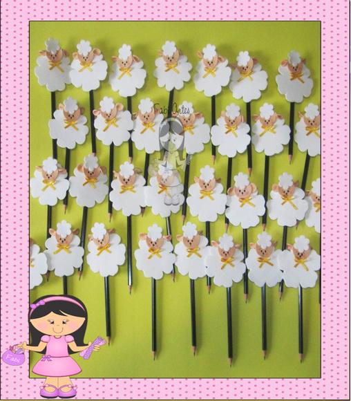 Lápis com Ponteira Ovelha