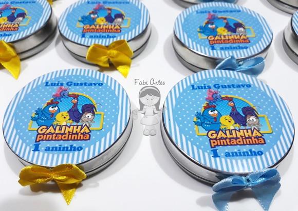 Latinhas Personalizadas Galinha Pintadinha