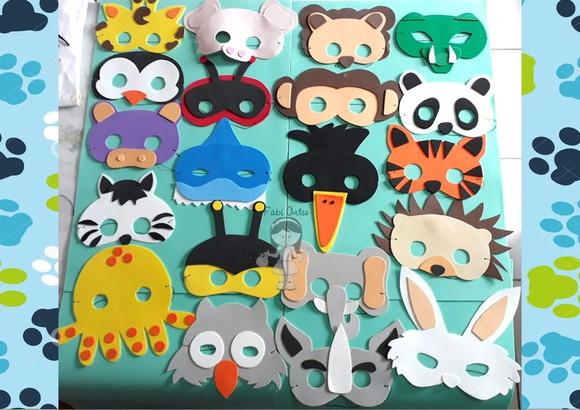 Máscaras Bichinhos 43 Unidadades