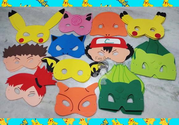 Máscaras do Pokemon em Eva