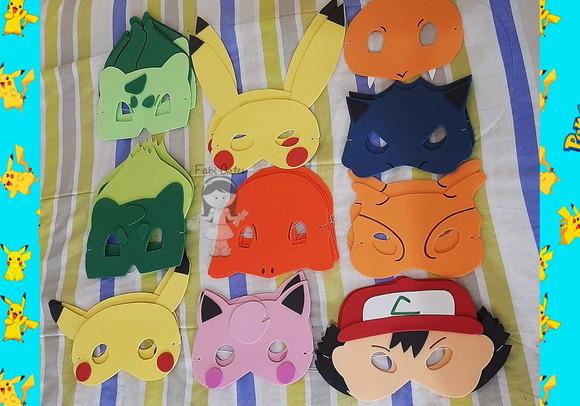 Máscaras do Pokemon em Eva