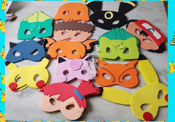 Máscaras do Pokemon em Eva