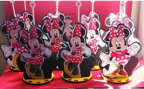 Minnie Centro de Mesa 6 Unid