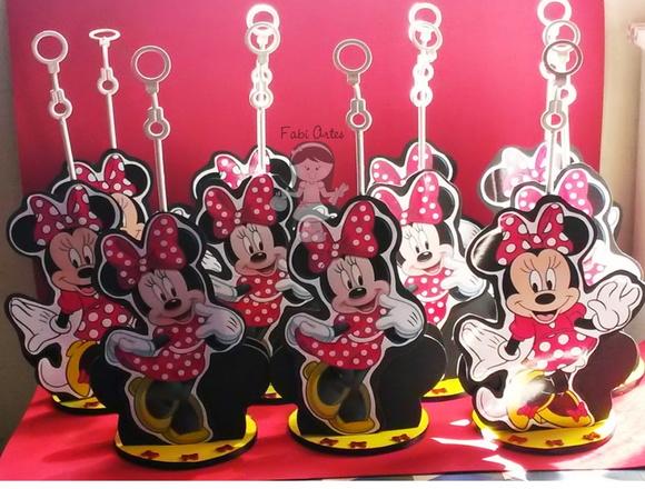 Minnie Centro de Mesa 6 Unid