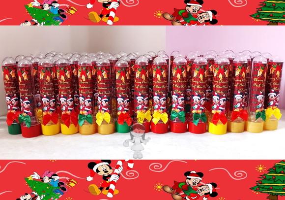 Minnie e Mickey Tubetes de Natal