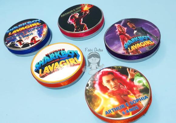 Sharkboy Lavagirl Latinhas Personalizadas