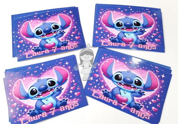 Stitch Adesivo Personalizado Quadrado 5x5