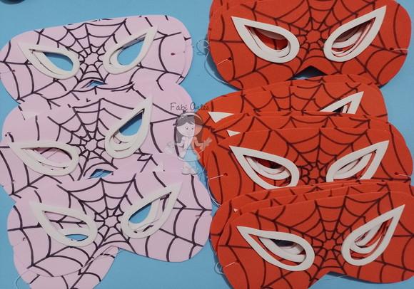 Super Heróis Kit 50 Máscaras de Eva
