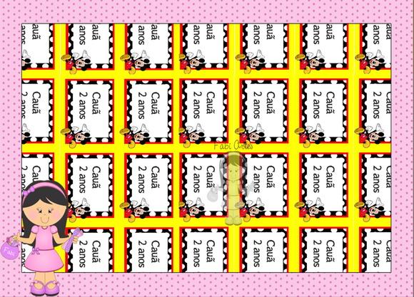 Tags Personalizadas Vários Temas Kit 30