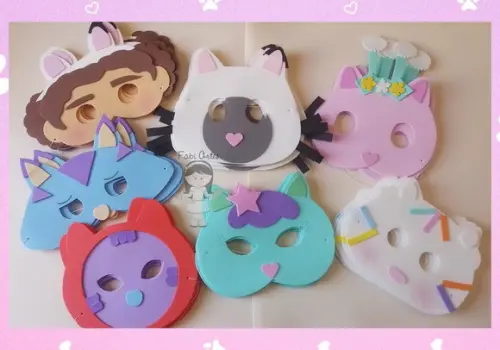 a Casa Mágica da Gabby 35 Tiaras 30 Máscaras Acasa da Gabby