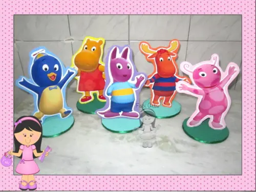 Backyardigans Centro de Mesa/display