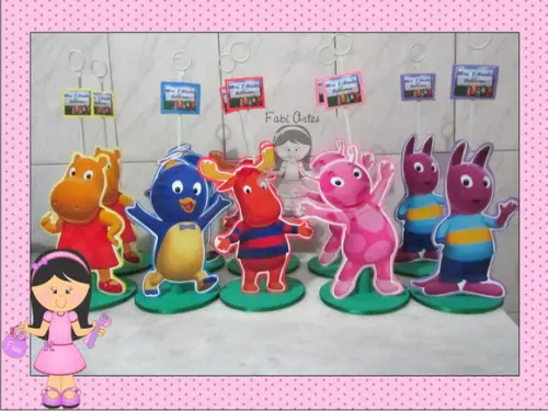 Backyardigans Centro de Mesa/display