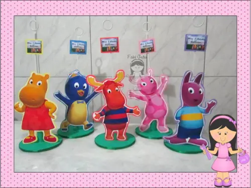 Backyardigans Centro de Mesa/display