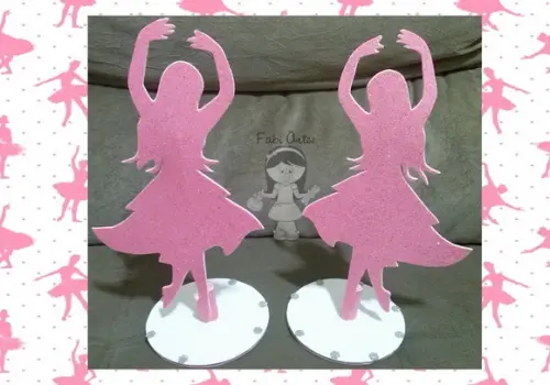 Bailarinas Totens de Eva com Glitter