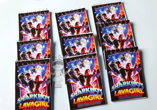 Bloquinho Personalizado Sharkboy Lavagirl