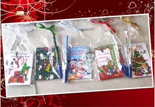 Bloquinhos de Natal Kit 150 Unidades